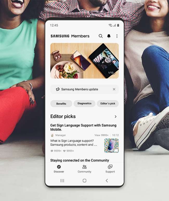 1. Lewat Samsung Member