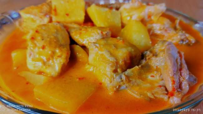 Ayam Bumbu Bali Kuah Santan