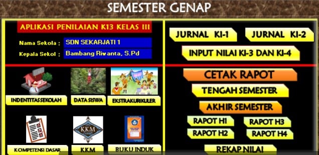 Beragam Aplikasi Raport K13 Gratis Dan Mudah Diterapkan