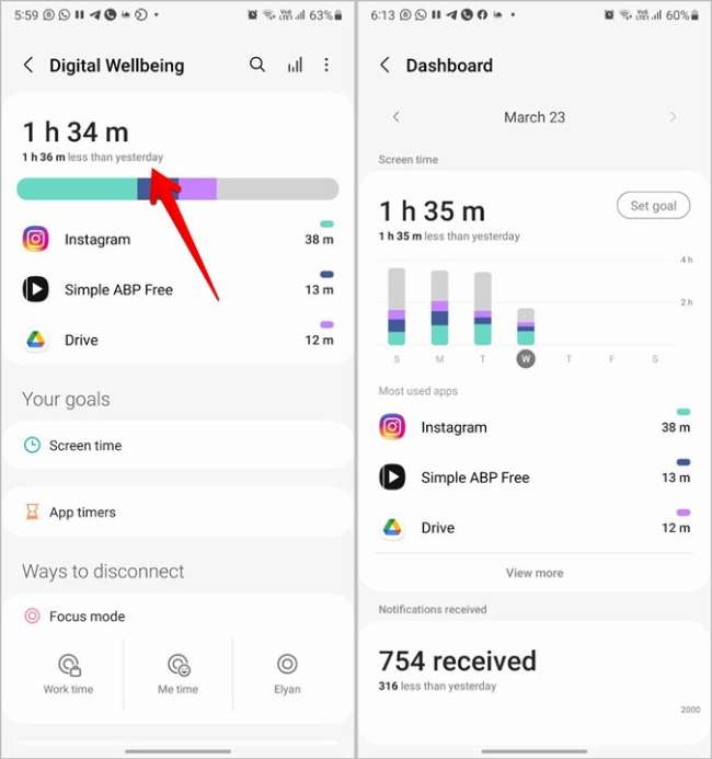 Cara Melihat Screen Time Samsung