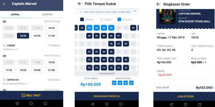 Cara Pesan Tiket Bioskop Online di TIX ID
