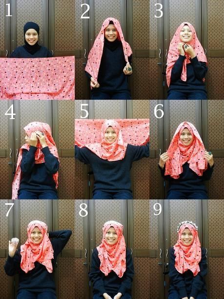 Hijab Segi Empat Cheerful dan Bermotif