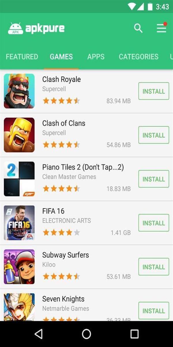 Klik pada aplikasi tersebut untuk masuk ke dalam halaman informasi.