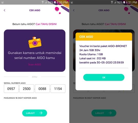 Menggunakan Aplikasi AXISnet