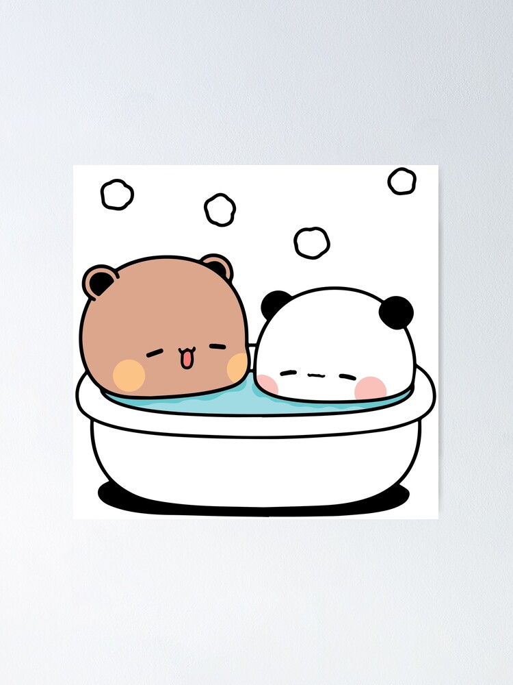 Mocca dan Milk menikmati quality time dengan berendam di bathtub yang sama