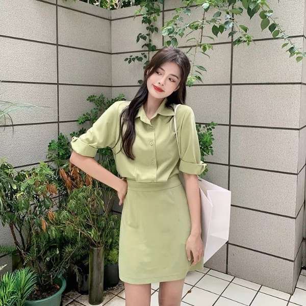 Neck Top dan Mini Dress