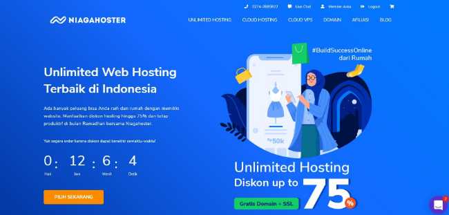 Niagahoster-Hosting yang Menawarkan Unlimited Terbaik