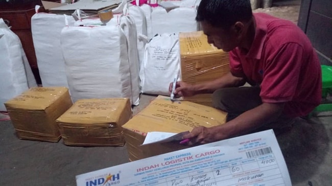 Nomor Resi Indah Logistik