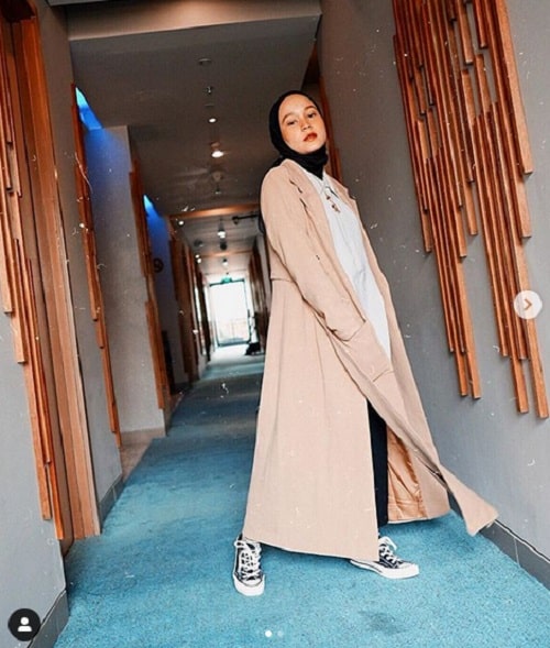 OOTD Outer Jubah Khaki