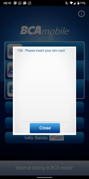 Penyebab M-BCA Error Sehingga Tidak Bisa Cek Saldo