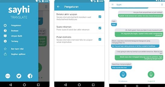 SayHi-Terjemahan Aplikasi Translate Inggris-Indonesia