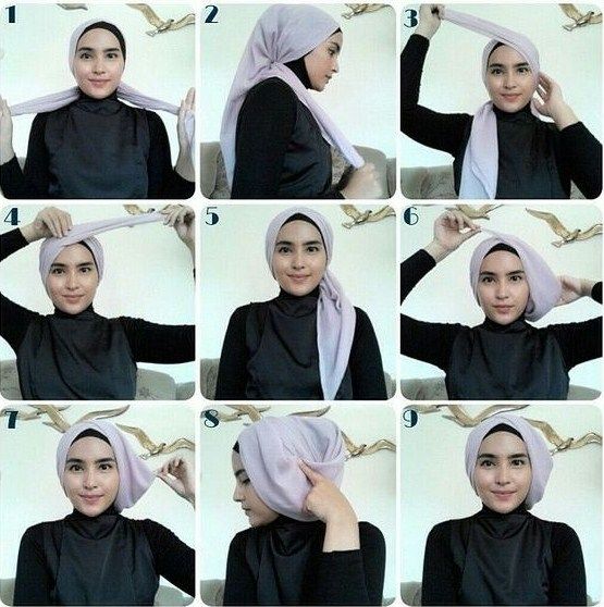 Style Kerudung Wisuda Tumpang Tindih