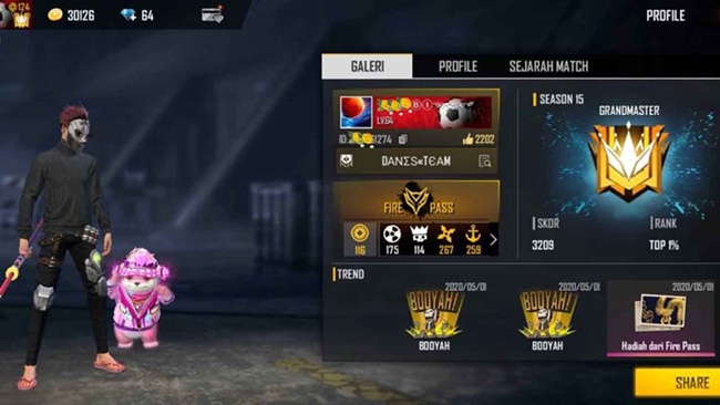 Syarat & Ketentuan Akun Gratis FF