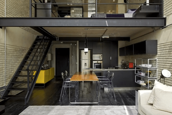 inspirasi desain rumah industrial