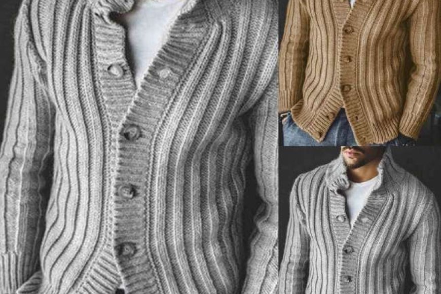 8 Model Jaket Rajut Pria Tebal Lengan Panjang yang Stylish