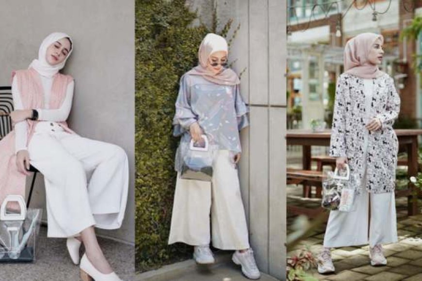 8 OOTD Atasan Putih Wanita Hijab, Tampil Elegan dan Berkelas!