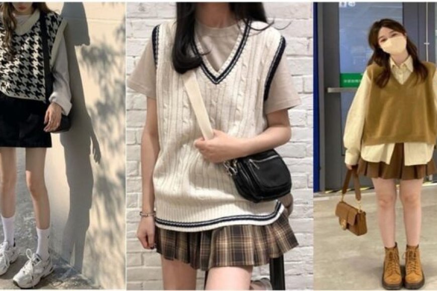 3 Cara Pakai Vest Ala Korea Untuk Wanita di Berbagai Acara