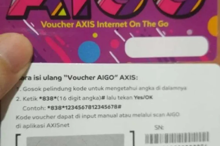 2 Cara Memasukkan Voucher AXIS Lewat Dial/USSD dan Aplikasi