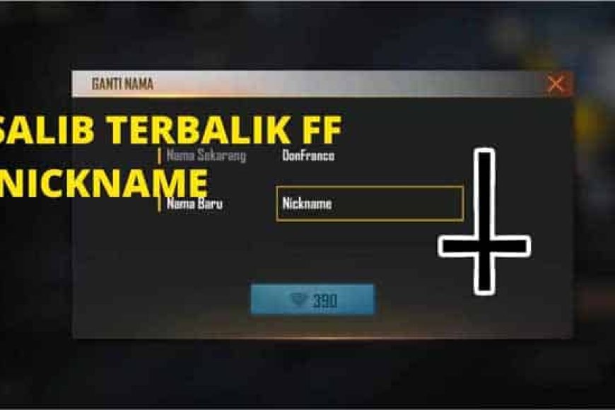 Logo Salib Terbalik FF Terbaru 2026 Tinggal Copy &amp; Paste