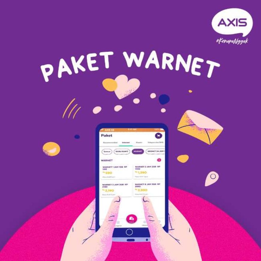 Daftar Harga Paket Data Axis Terbaru Kuota 24 Jam, Unlimited, dll