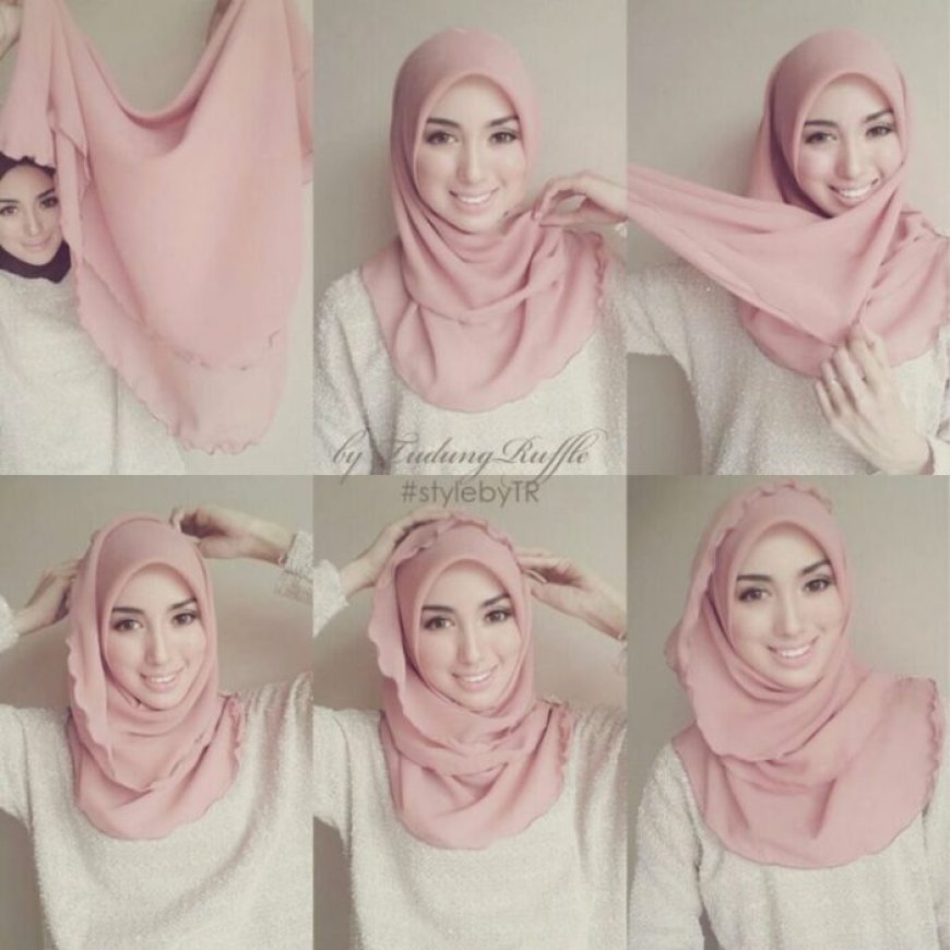 Tutorial Kerudung Wisuda Sederhana/Simpel Tapi Elegan