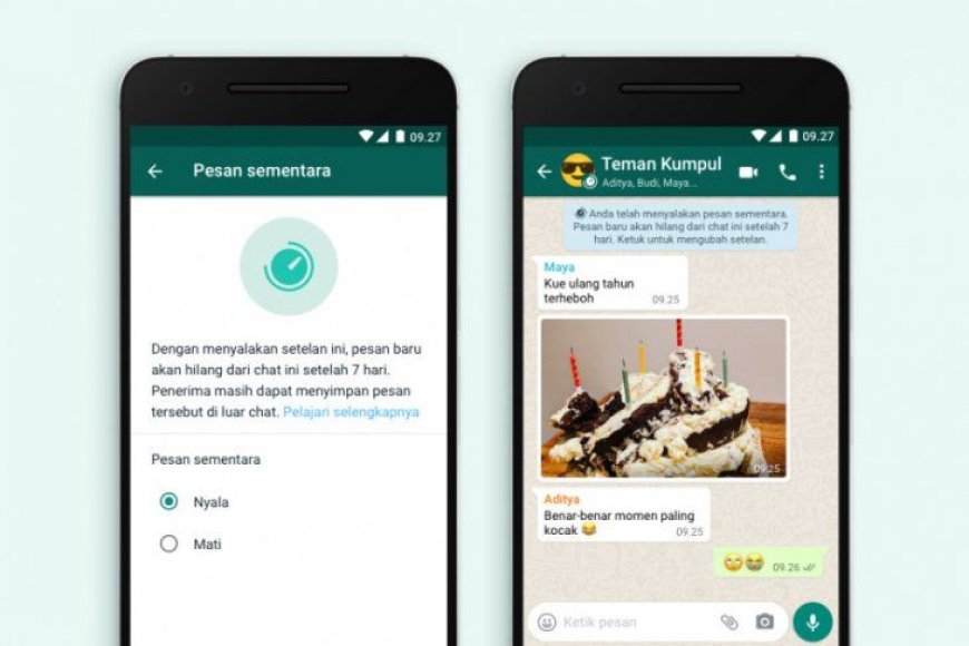 Disappearing Messages WhatsApp Artinya Apa? Ini Cara Pakainya