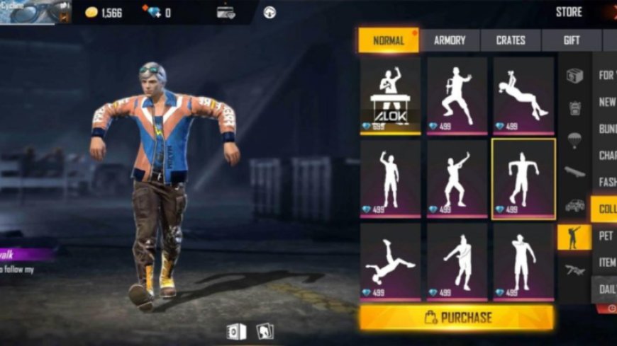 Emote Free Fire Gratis : Begini Cara Mendapatkannya