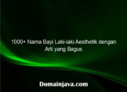 1000+ Nama Bayi Laki-laki Aesthetik dengan Arti yang Bagus