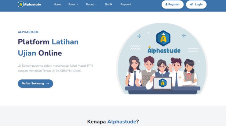 Website Alphastude com Try Out UTBK Gratis dan Aman Dipakai