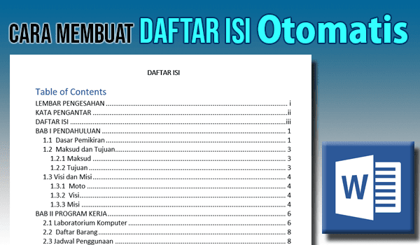 Cara Membuat Daftar Isi Otomatis untuk Skripsi Mudah dan Cepat