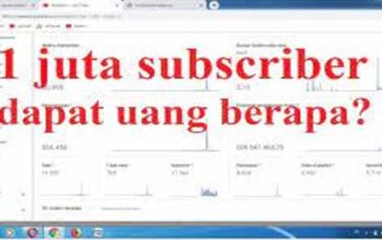 Berapa Gaji YouTuber 1 Juta Subscriber? Berikut Cara Menghitungnya