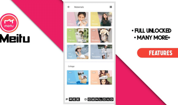 Meitu Mod Apk Unlocked Premium Terbaru 2025 No Watermark