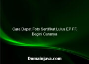 Cara Dapat Foto Sertifikat Lulus EP FF, Begini Caranya