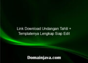 Link Download Undangan Tahlil + Templatenya Lengkap Siap Edit