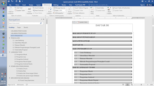 11 Langkah Sederhana Membuat Daftar Isi Otomatis di Microsoft Word