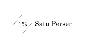 2. Satu Persen