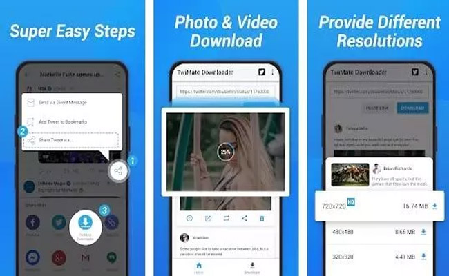 Aplikasi TwiMate Unduh Video Twitter