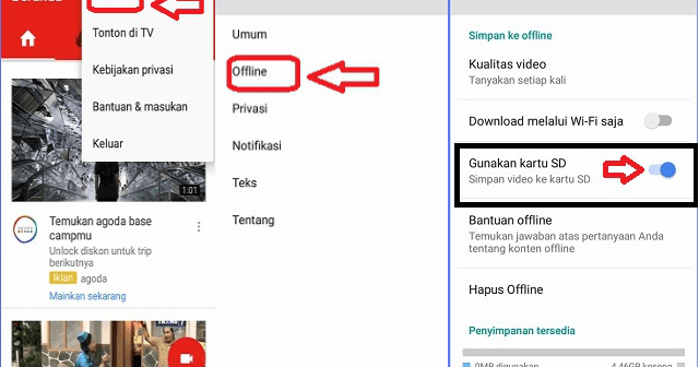 Cara Memindahkan Video Offline Youtube Ke Kartu SD di Android