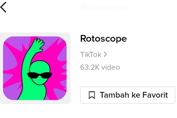 Cara Mendapatkan Filter Efek Rotoscope Tiktok