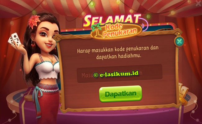 Cara Mendapatkan Kode Penukaran Domino