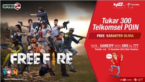 Cara Mendapatkan Telkomsel Poin Game Z FF