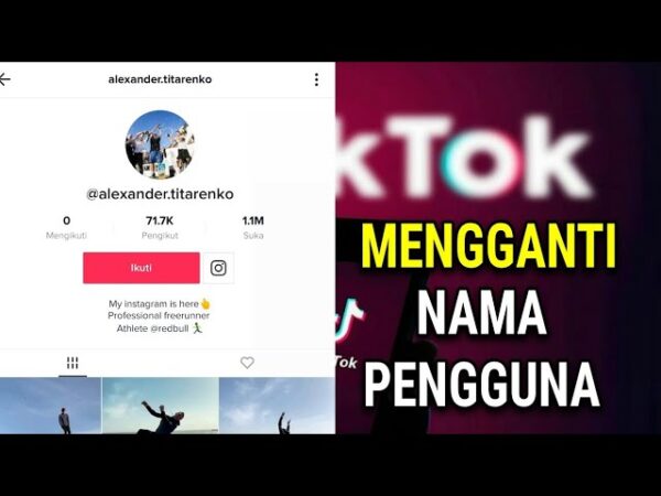 Cara Mengganti Username TikTok