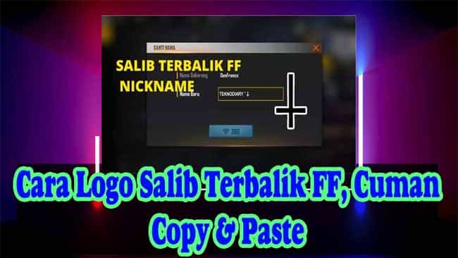 Cara Menggunakan Logo Salib Terbalik FF