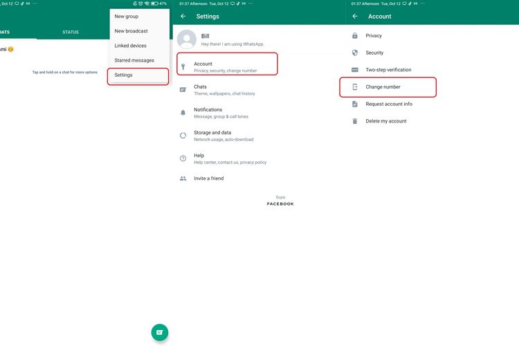 Cara Mengubah Nomor Hp di Whatsapp Tanpa Kehilangan Riwayat Chat
