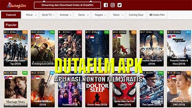 DutaFilm Apk : Nonton Film Sub Indo Secara Gratis Tanpa Iklan