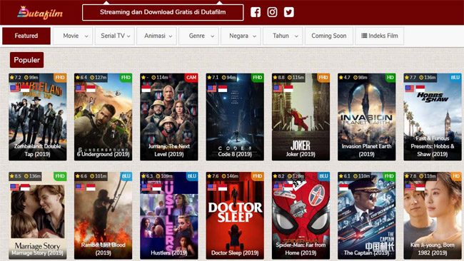 DutaFilm Apk : Nonton Film Sub Indo Secara Gratis Tanpa Iklan