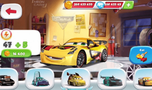 Fitur Cars Fast As Lightning Mod Apk