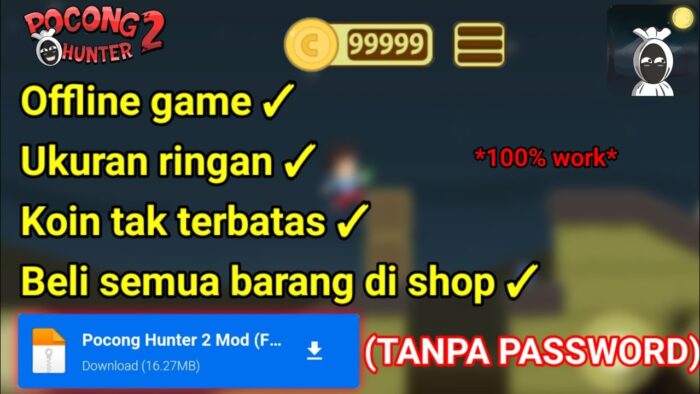 Fitur-Fitur Pocong Hunter 2 Mod Apk