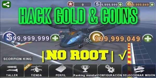 Fitur Gunship Battle Mod Apk