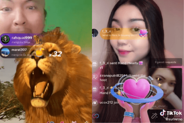 Harga Gift Singa di TikTok